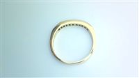 Ringe Sommer Dame Riviere in Gelbgold Zaffiro ZAF CARRE BINARIO - ZAF CARRE BINARIO